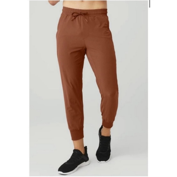ALO Yoga Co-Op Pant Joggers Rust Orange Size XXL